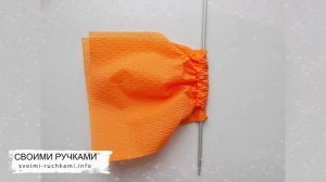 Цветок из салфетки. Поделки с детьми. Своими ручками.