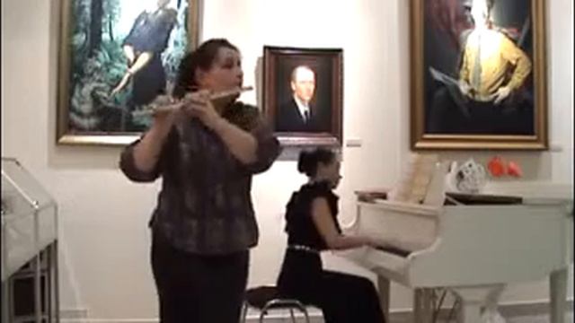 "Ave Maria" F. Shubert, Гюзель Лупандина флейта, Айгуль Зайнуллина фортепиано смотреть онлайн