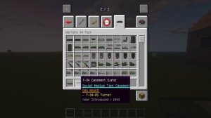 Танк Т34-85 из ВоТ в Майнкрафт!