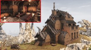 HOW TO BUILD A  DRAGONSREACH ( SKYRIM ) - CONAN EXILES