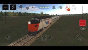 Amtrak Passenger Train|train and rail yard simulator game