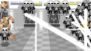 【Undertale MUGEN】JoJo Destiny DIO VS Sans (Sans Ver.s Version)