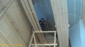 Как  утеплить мансарду деревянного дома