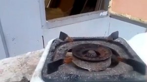 Плитка газовая на пропане портативная.Плита туристическая с пропановым баллоном и с редуктором.