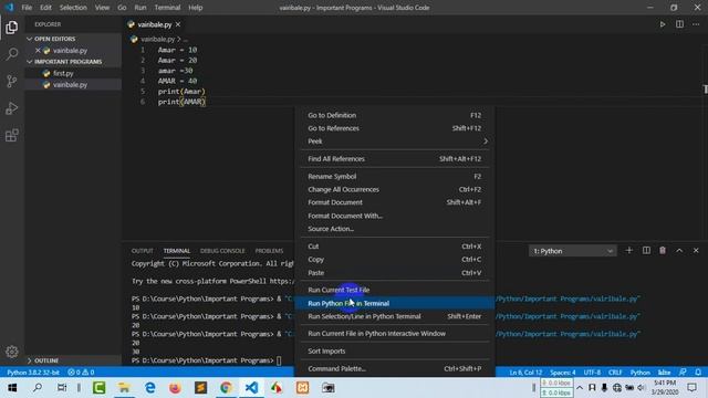 Programming Essentials - Python Bangla tutorial | Variables