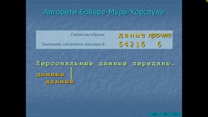 Алгоритм Бойера-Мура-Хорспула