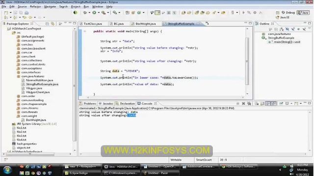 Java JAR file Creation Online Tutorial |  Java Course Online Training | H2k Infosys | Free Demo