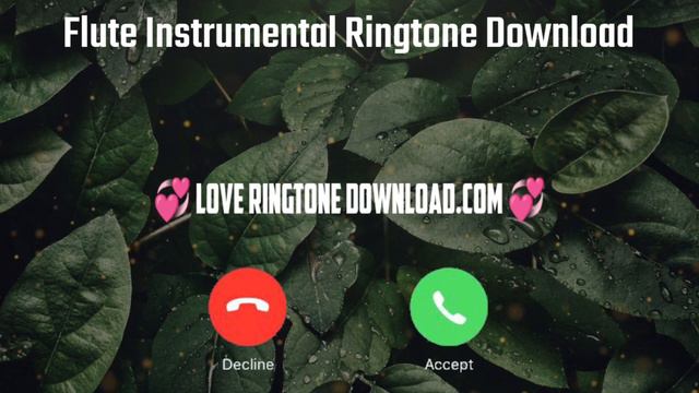 Flute Instrumental Ringtone Download Love Ringtone Download смотреть онлайн