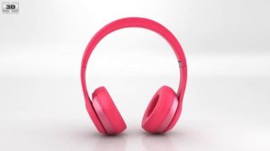 Beats by Dr. Dre Solo2 On-Ear Headphones Pink by 3D model store Humster3D.com