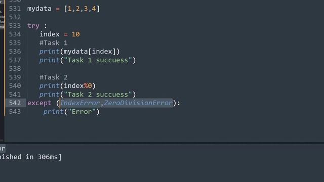Catch multiple exceptions in a single catch statement смотреть онлайн