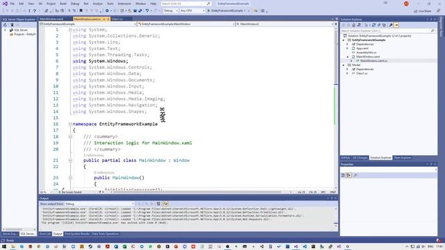 EntityFramework CodeFirst Example with WPF