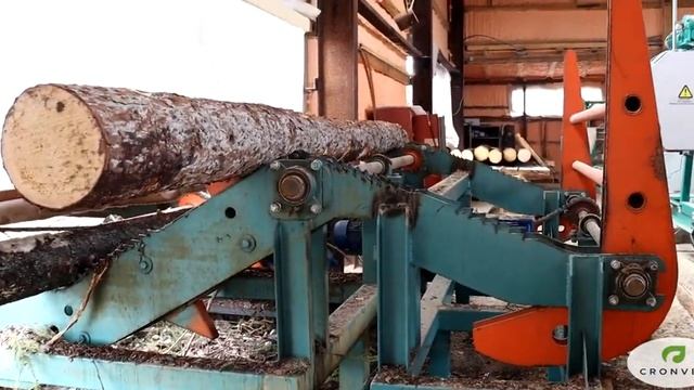 Разобщитель бревна к ленточной пилораме ZBL-60 H