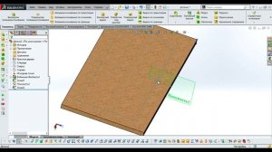 Solidworks. Фасад из МДФ  для кухни ( 2 вариант)