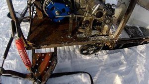 Самодельный снегоход обзор №1 с двигателем Lifan 2v78f-2a