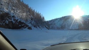 Якутия.Устье р.Чульман.Как мы откапывались на реке 2 часа в -30..
