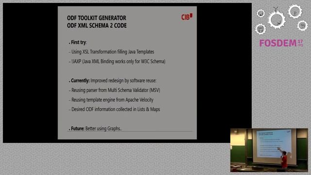 FOSDEM 2018: Status of the Apache ODF Toolkit (incubating) смотреть онлайн