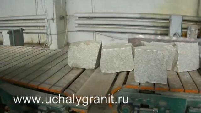 Гранитная брусчатка. Этапы производства.
