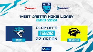 BARYS - TEMIRTAÝ 22.02.24 ? 1xBet - JASTAR HOKEI LIGASY 2024