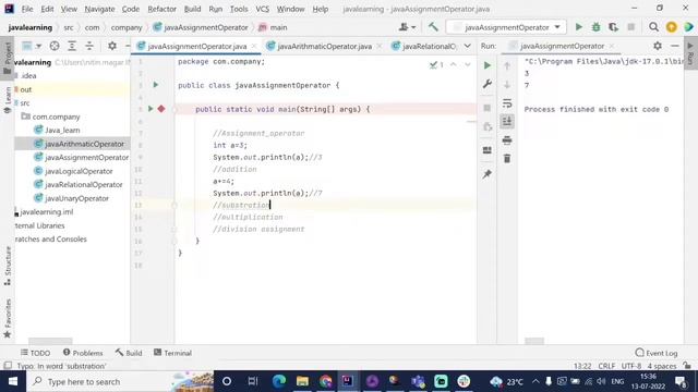TUTORIAL-5 | PART-1  FULL EXPLAIN JAVA ASSIGNMENT OPERATOR | ASSIGNMENT OPERATOR | JAVA OPERATOR |
