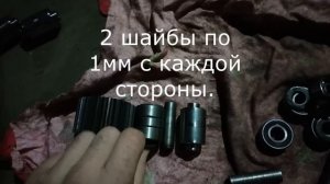 Туман 2м. Переделка бортовых редукторов с игольчатых подшипников на шариковые.