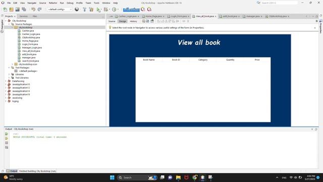 java book shop project source code free download netbeans 2023