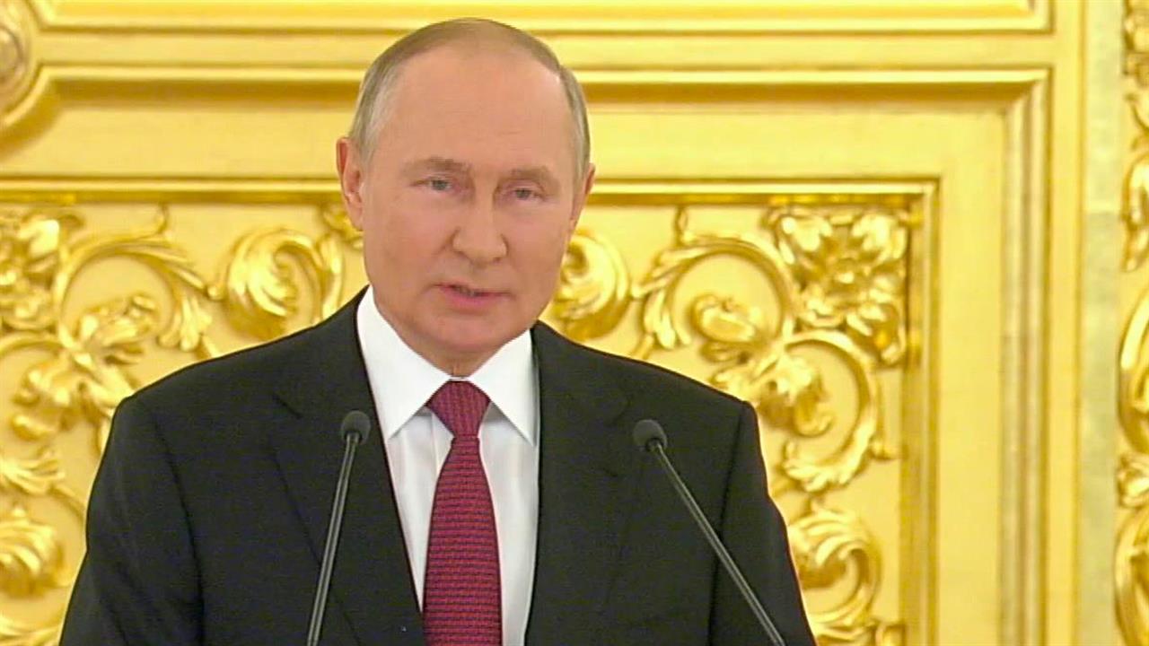 Президент России принимает верительные грамоты у прибывших послов иностранных государств
