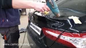 Установка спойлера на Camry V70 - Автотехцентр Camry Tuning