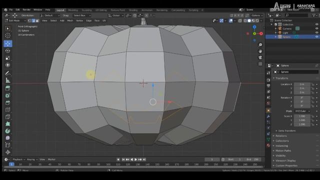 Мастер-класс по созданию 3D модели в программе Blender. смотреть онлайн