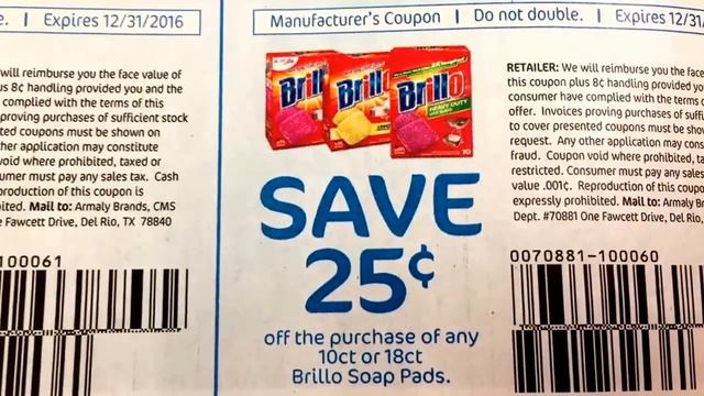 10/22/16: Coupon Insert Preview...2 Inserts this Week.