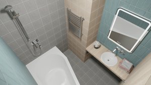 Раскладка плитки в 3D - Kerama Marazzi Матрикс