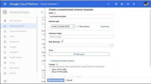 Running a container with Managed Instance Groups