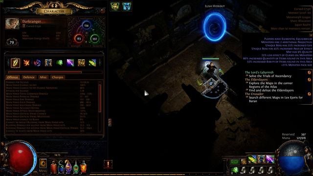 Path Of Exile - Lightning Arrow/Barrage Deadeye Ranger Build Live