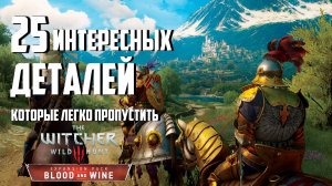 Ведьмак 3 | 25 интересных деталей, которые легко пропустить в DLC "Кровь и Вино"