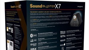 Обзор Creative Sound Blaster X7 Limited Edition и колонок Creative E-MU XM7