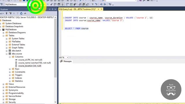 SQL INSERT INTO Statement | Tutorial in Tamil | Tamil Programmer
