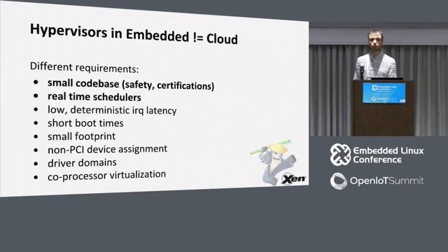 Secure Containers in Embedded Deployments - Stefano Stabellini, Xen Project смотреть онлайн