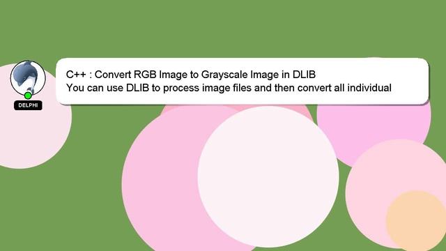 C++ : Convert RGB Image to Grayscale Image in DLIB смотреть онлайн