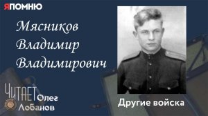 Мясников Владимир Владимирович. Проект "Я помню" Артема Драбкина. Другие войска