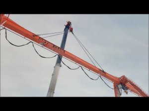 Монтируем козловой кран "Оптим-кран" г/п 5тн. Работа на автокране кс 65713-1 Галичанин