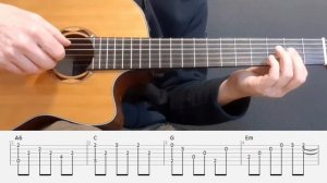 Three Times A Lady - Lionel Richie - Fingerstyle guitar with tabs