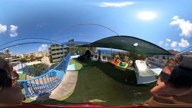 Star Beach Waterpark Kamikaze left Slide 360° VR POV Onride смотреть онлайн