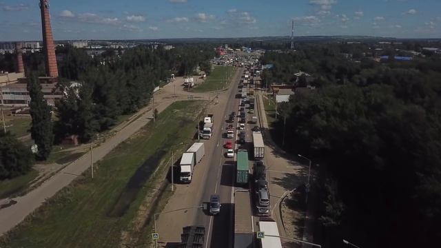 09.08.2018 Пробка трасса М4 "ДОН" смотреть онлайн