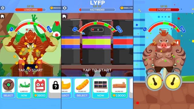 Tough Man vs Dog Man vs Pig Man - All Levels (Who will WIN?) смотреть онлайн