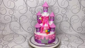 Замок из памперсов