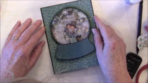 How To Make A Christmas Snow Globe Shaker Card Featuring A Christmas Carol from Graphic 45