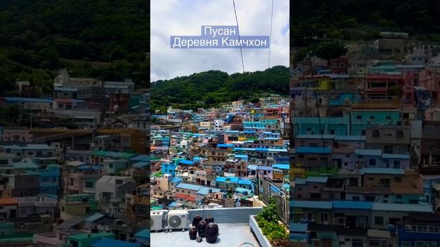 деревня Камчхон, Пусан #travel #relax #korea #busan #posmotrinamir_