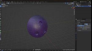 Как быстро и легко сделать шар для боулинга в Blender|Урок по созданию шара для боулинга в Blender