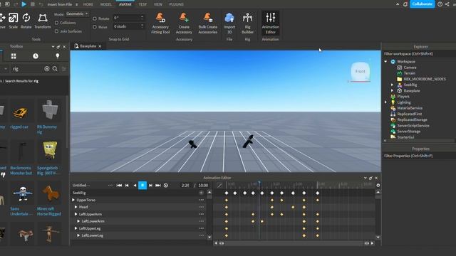 making seek rise animations from doors Roblox studio смотреть онлайн