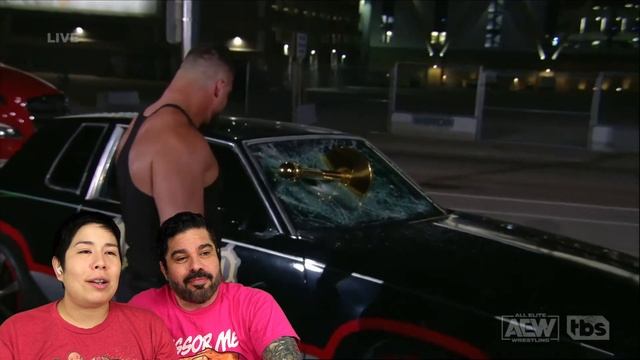 REACT AND REVIEW  HOBBS MATCH AND WARDLOW DESTROYS THE CAR! #aew #aewdynamite #reaction