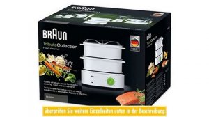 Braun FS 3000 Dampfgarer Tribute Collection wei grn